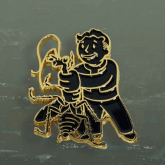 Loot Crate Fallout Exterminator Enamel Pin #26 Home Base - Picture 1 of 3